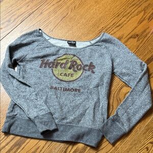 Hard Rock Cafe Heather Gray Baltimore Top